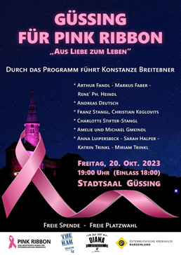 Präsentation "Güssing for PINK RIBBON"
